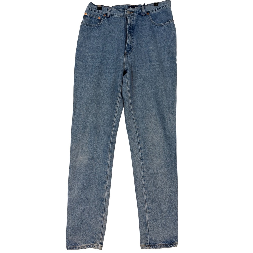Gap Vintage 90s Classic Contour High Rise Straight Leg Blue Jean Women 13/14 Y2K